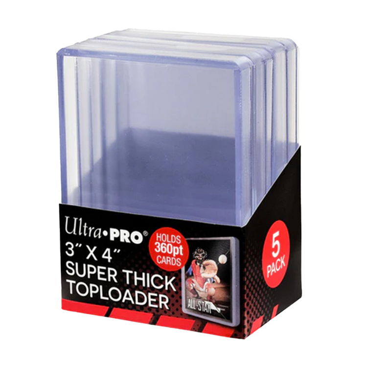 Ultra Pro Top Loaders 3X4 Super Thick 360Pt Pack 1