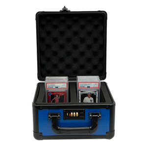 Zion Graded Lock Case Hard Shell With Locks 2 Row Slab Case Blue 1