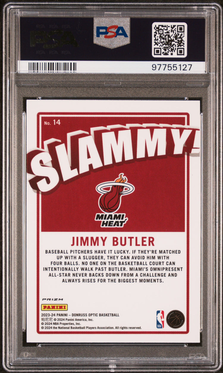 2023 Panini Donruss Optic Slammy! Jimmy Butler PSA 10 #14 