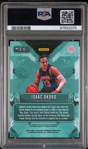 2020 Panini Prizm Draft Picks Downtown Isaac Okoro #D15 PSA 10 