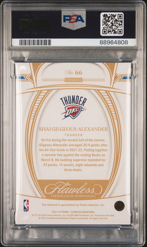 2021 Panini Flawless Gold PSA 9 S. Gilgeous-Alexander 01/10 #66 