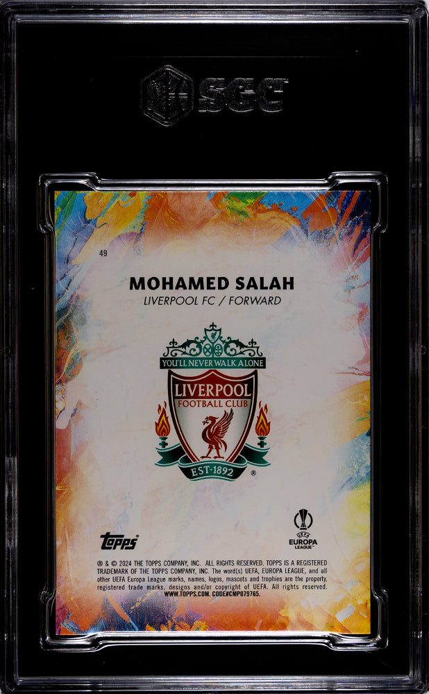 2023 Topps Inception UCC Mohamed Salah SGC 10 /150 #49 