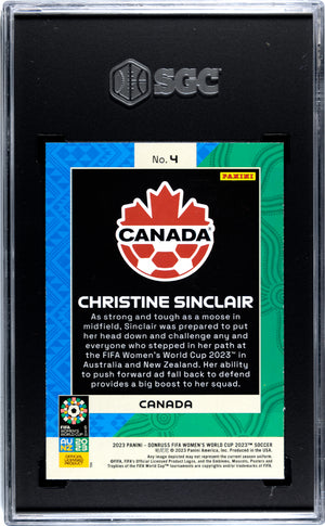 2023 Donruss Women's World Cup Christine Sinclair National Landmarks SGC 9.5 #4 