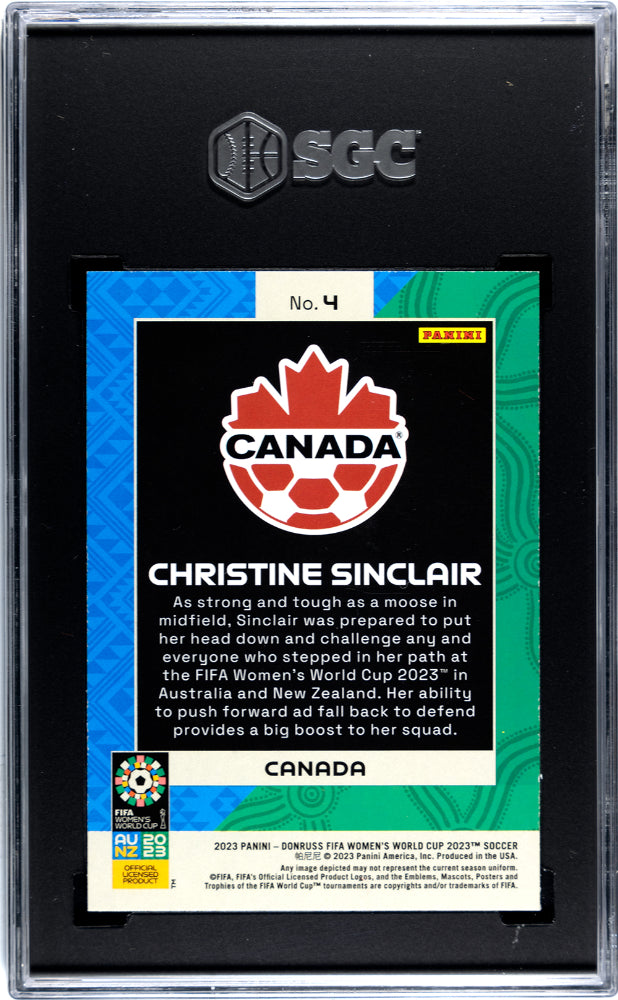 2023 Donruss Women's World Cup Christine Sinclair National Landmarks SGC 9.5 #4 