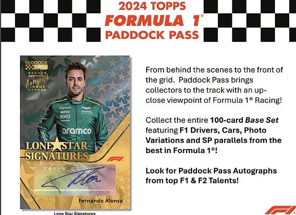 2024 Topps Paddock Pass F1 Formula 1 Blaster Box (Pre Order) 