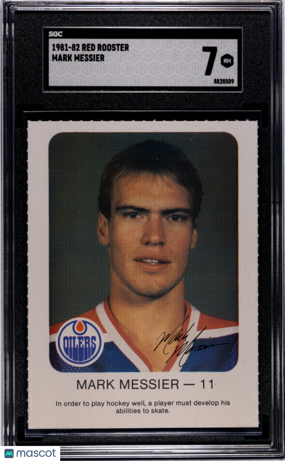 1981-82 Red Rooster Hockey Mark Messier SGC 7