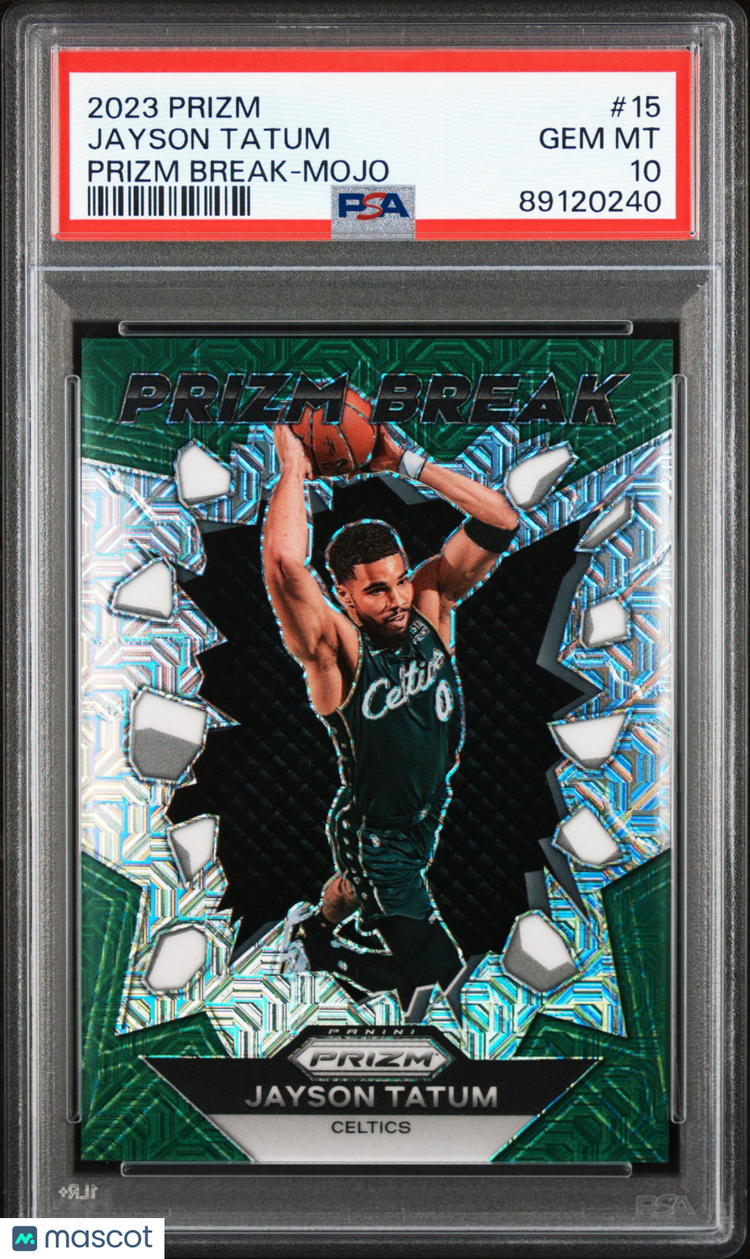 2023 Panini Prizm Jayson Tatum Prizm Break Mojo PSA 10 /25 