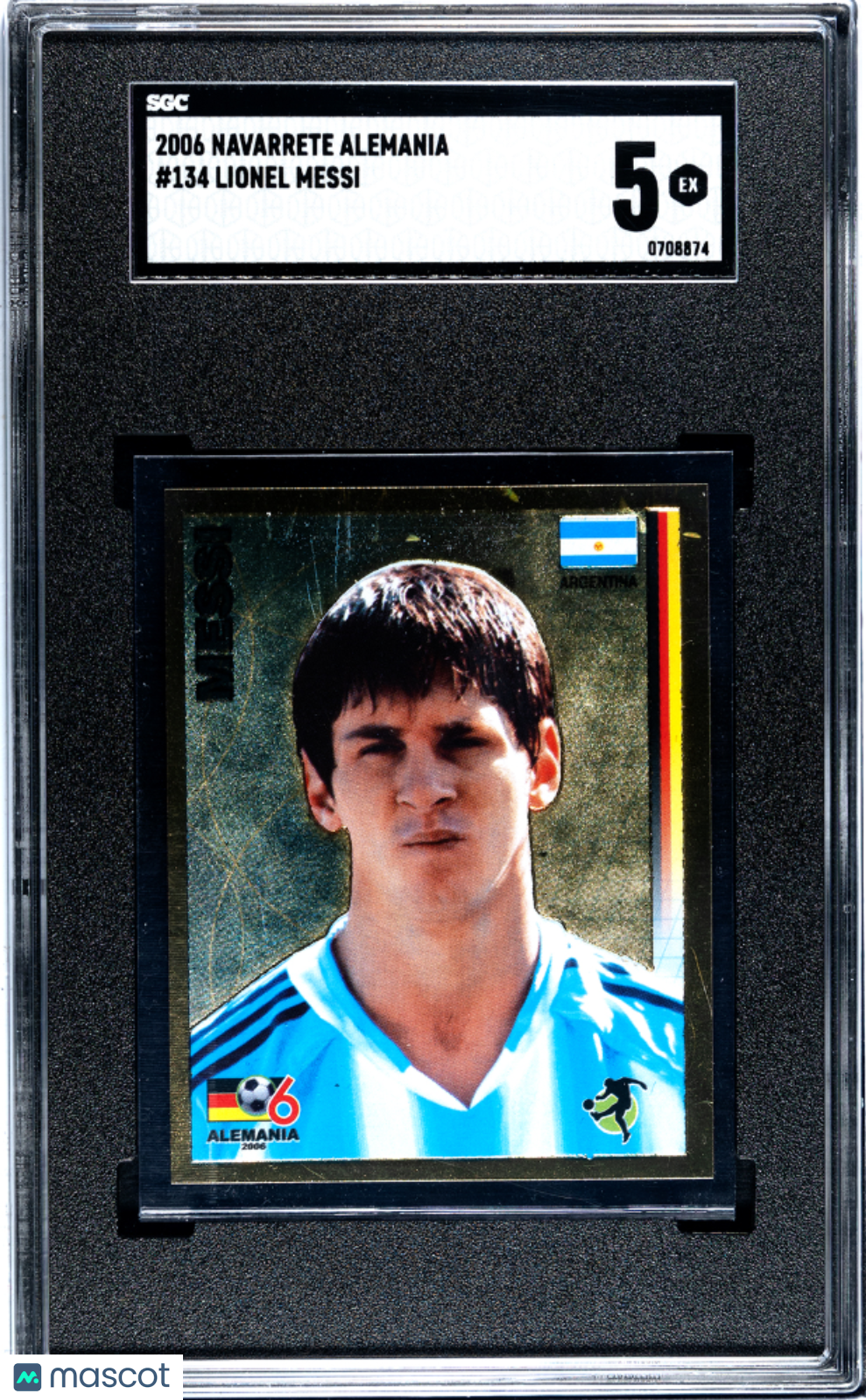 2006 Navarrete Alemania Lionel Messi #134 SGC 5 