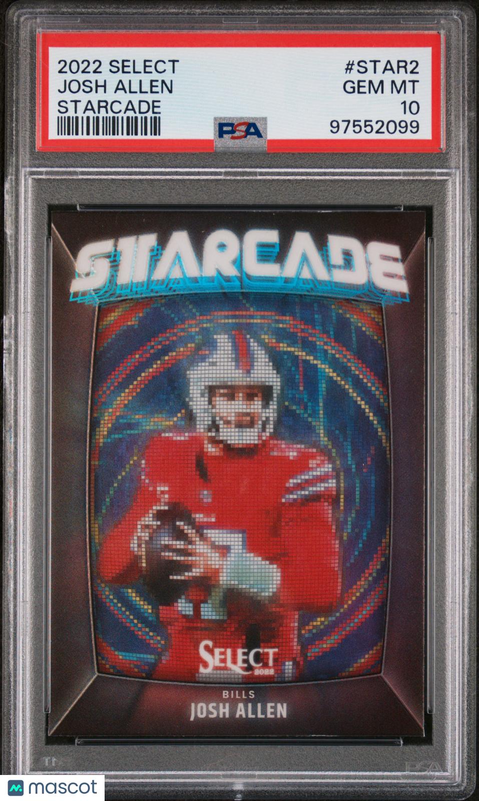 2022 Panini Select Football Starcade Prizm Josh Allen PSA 10 #STAR-2 