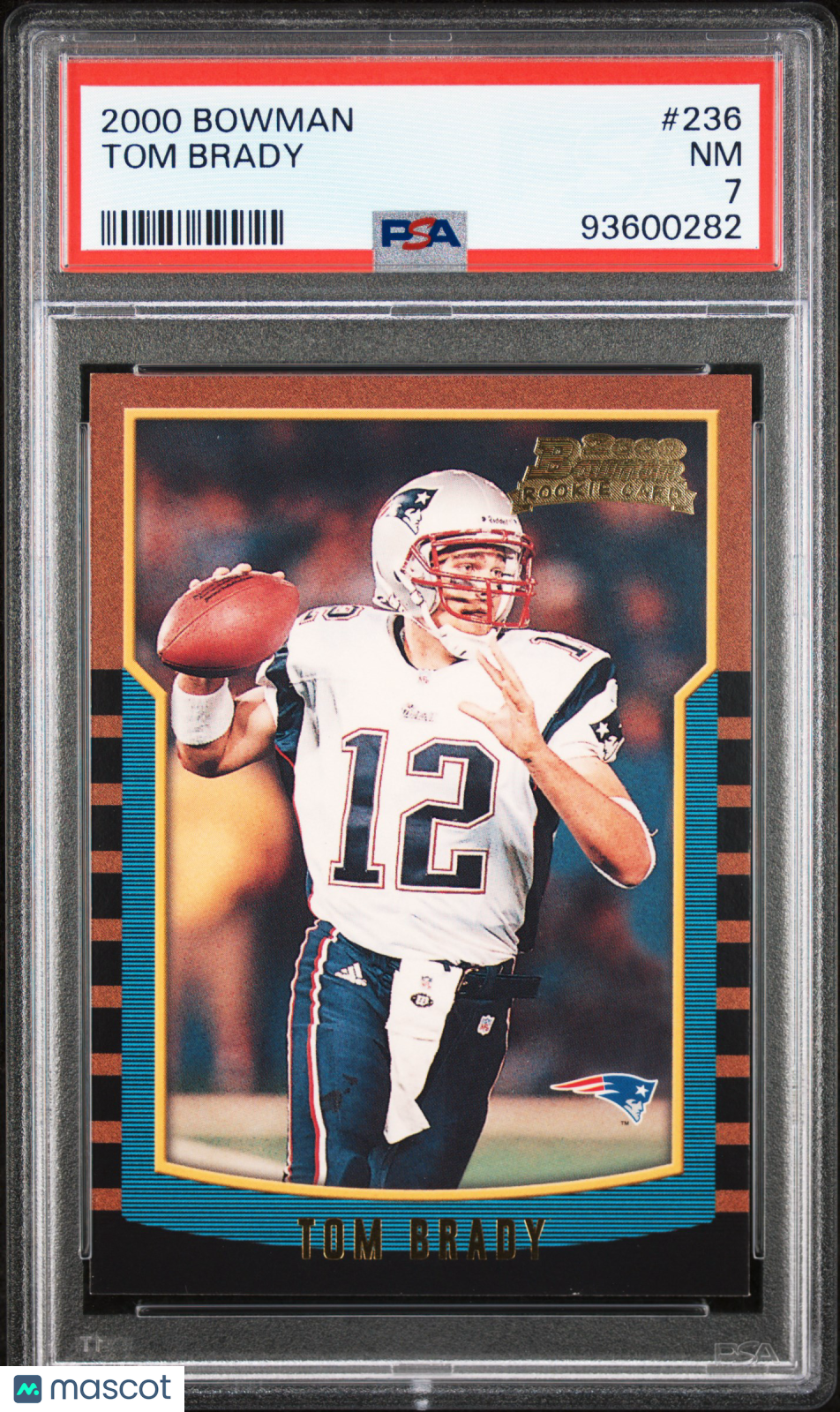 2000 Bowman Football PSA 7 Tom Brady Rookie #236