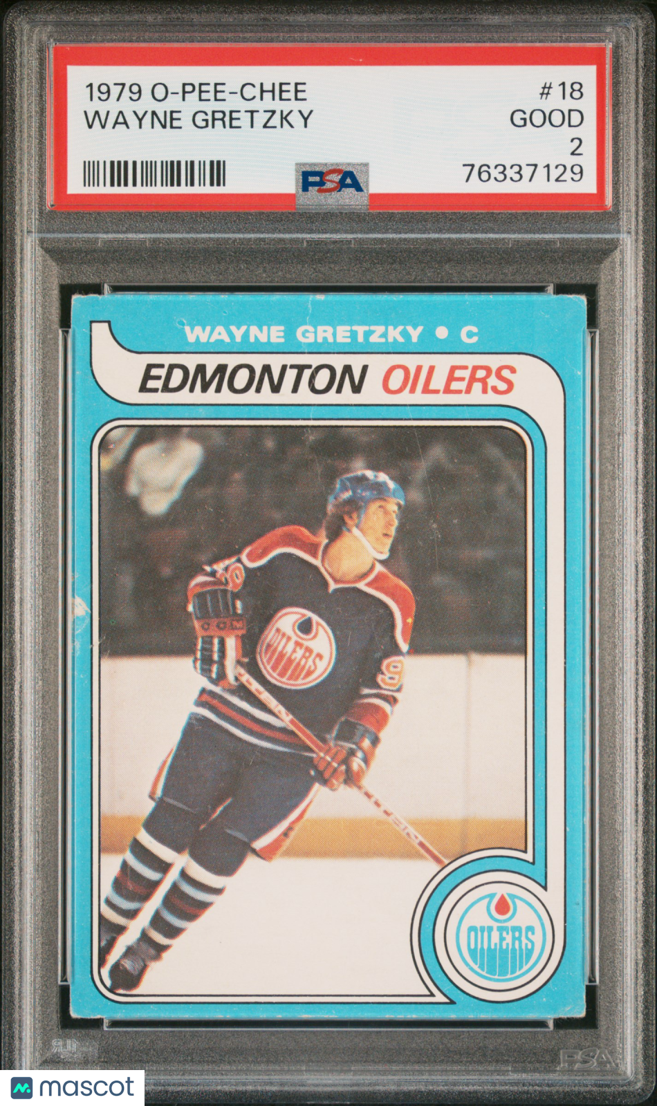 1979 O-Pee-Chee Hockey PSA 2 Wayne Gretzky Rookie #18