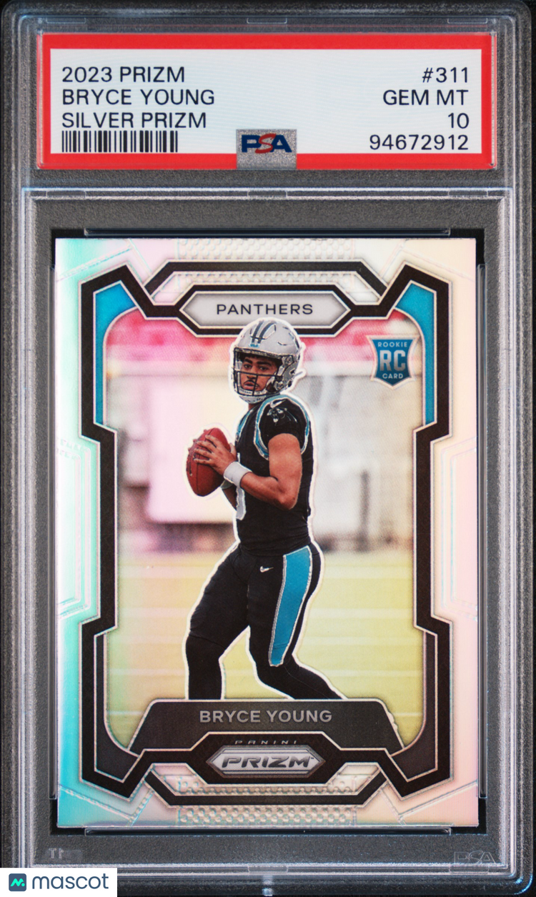 2023 Panini Prizm PSA 10 Bryce Young Rookie Silver Prizm #311 