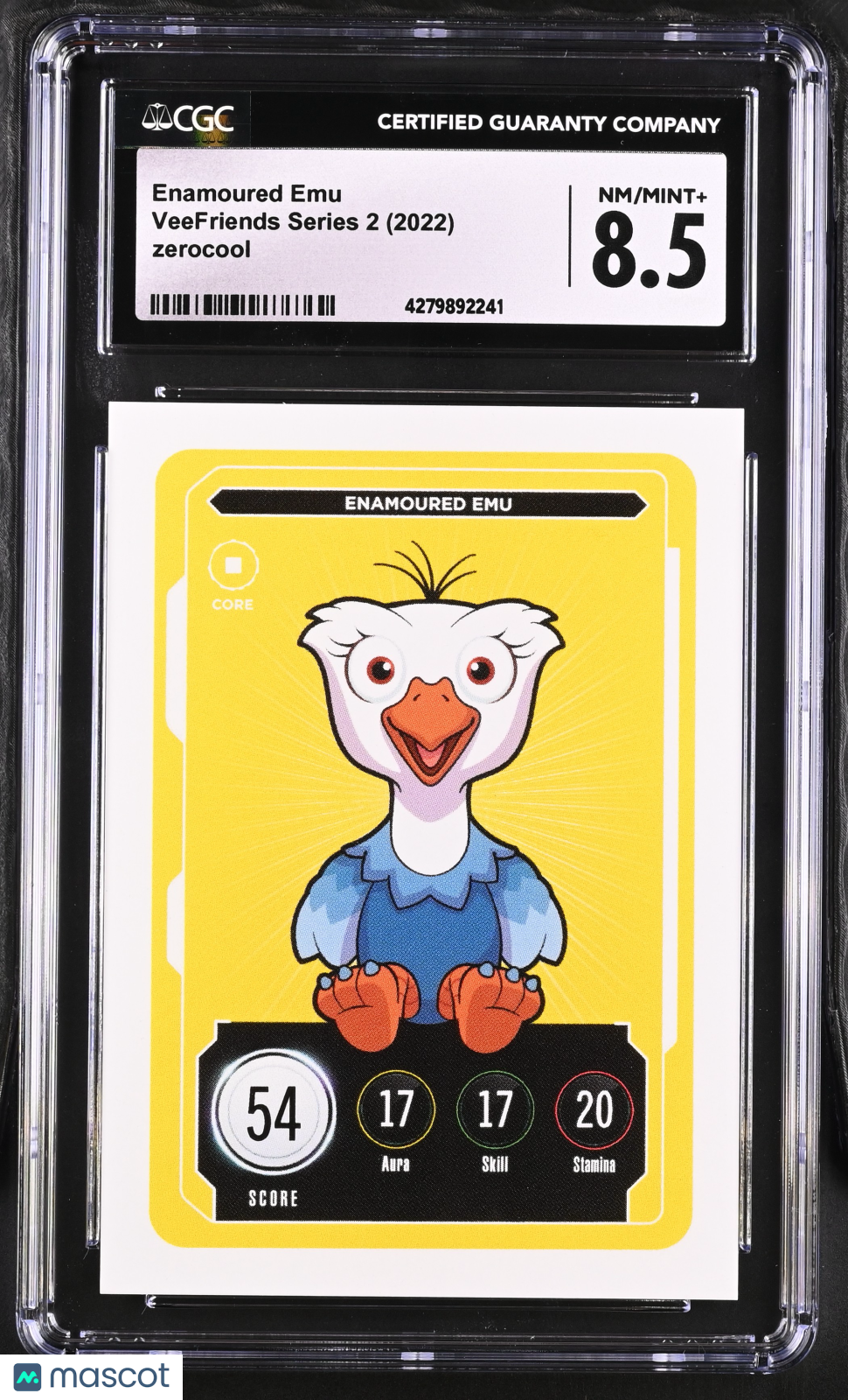 2022 VeeFriends Series 2 Enamoured Emu English CGC 8.5 Vee Friends