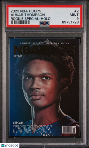 2023 Panini NBA Hoops Rookie Special  Holo Ausar Thompson #2 PSA 9 