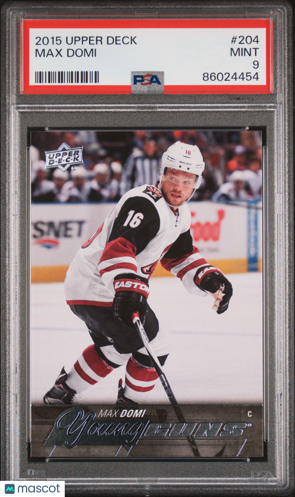 2015-16 Upper Deck Series One PSA 9 Max Domi Young Guns #204