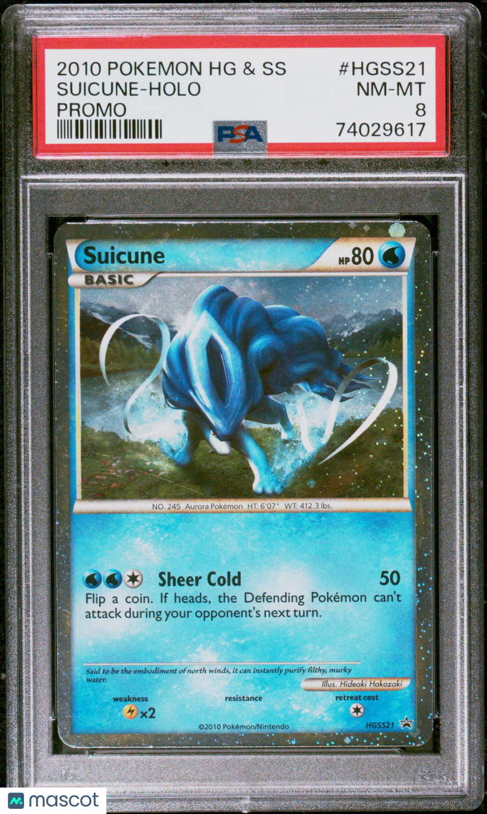 2010 Pokémon Hg & Ss Promo Psa 8 Suicune #Hgss21 1