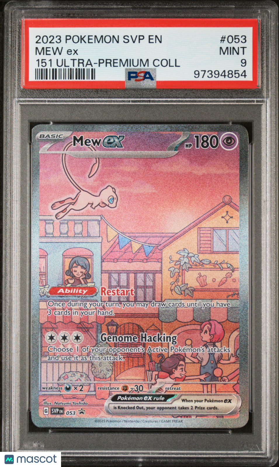 2023 Pokémon 151 Ultra Premium Collection Psa 9 Mew Ex #053 1