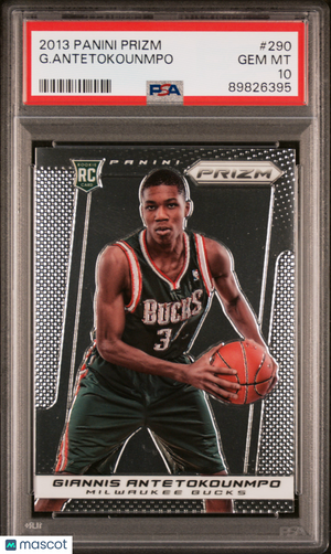 2013 Panini Prizm Basketball G. Antetokounmpo RC Rookie PSA 10 