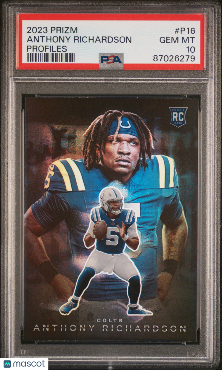 2023 Panini Prizm Profiles Anthony Richardson RC PSA 10 #P-16 