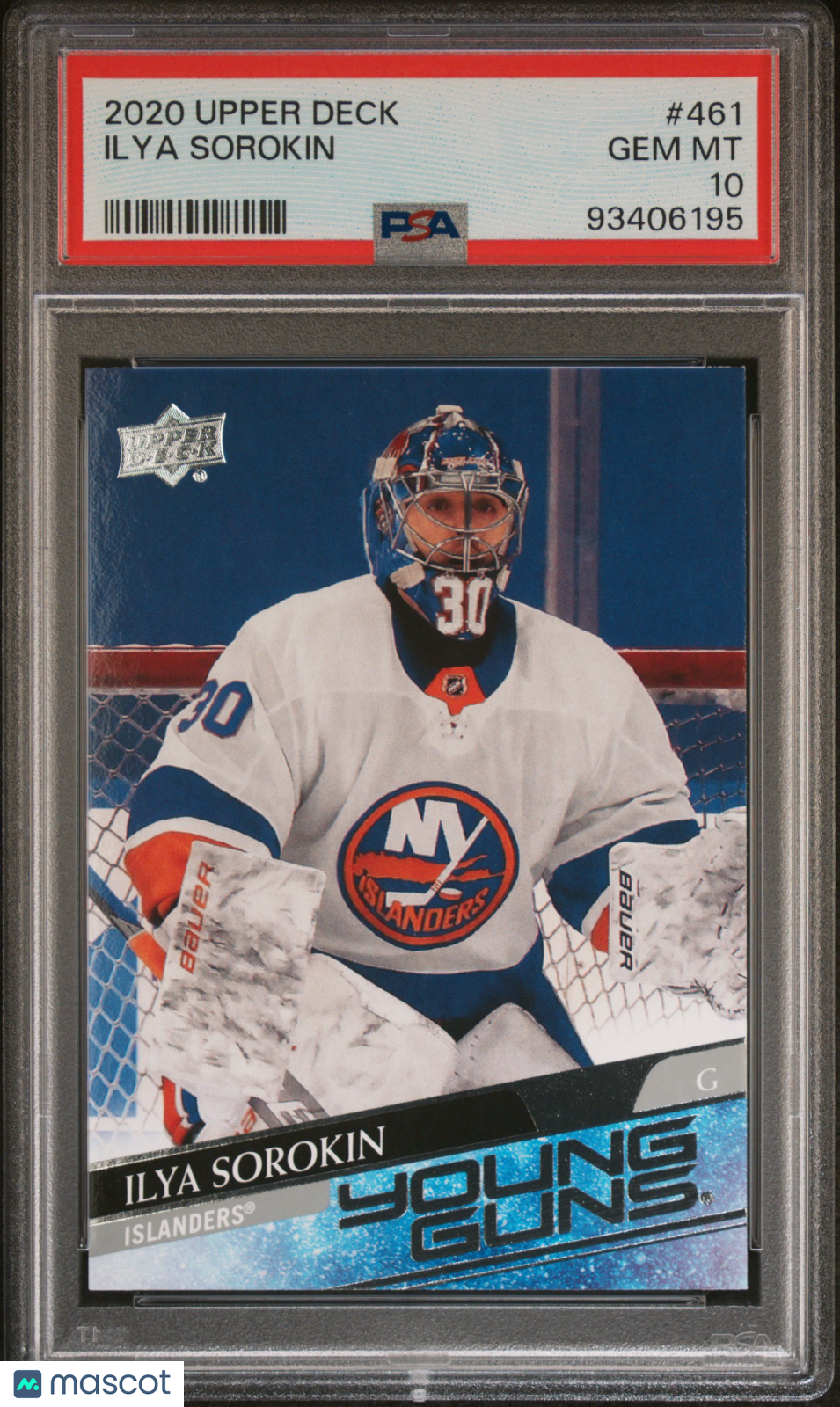 2020-21 UD Series 2 Hockey PSA 10  Ilya Sorkin Young Guns #461