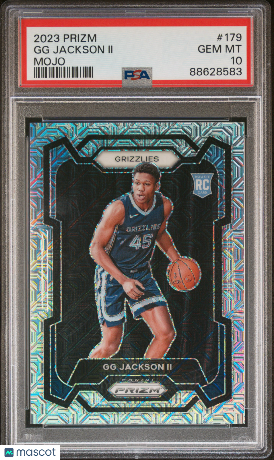 2023 Panini Prizm Basketball GG Jackson II RC Rookie Mojo Prizm PSA 10 /25 