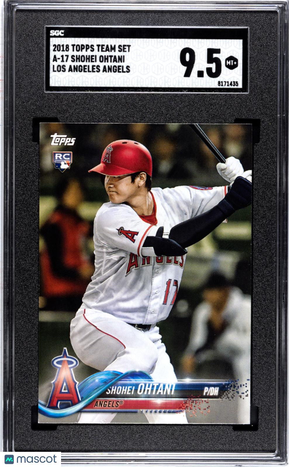 2018 Topps Team Set Baseball Shohei Ohtani RC Rookie SGC 9.5 