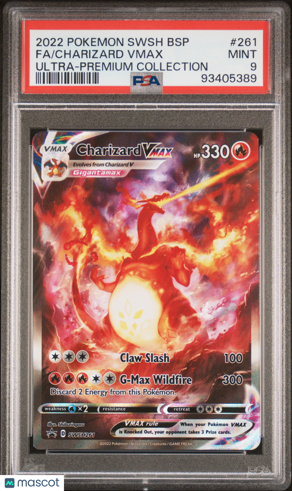 2022 Pokémon Swsh Bsp Psa 9 Fa/Charizard Ultra-Premium Collection #261 1