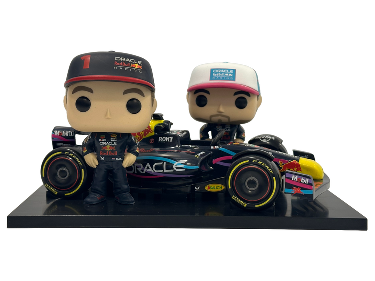 Funko Pop! Max Verstappen Sergio Perez Team Car 1