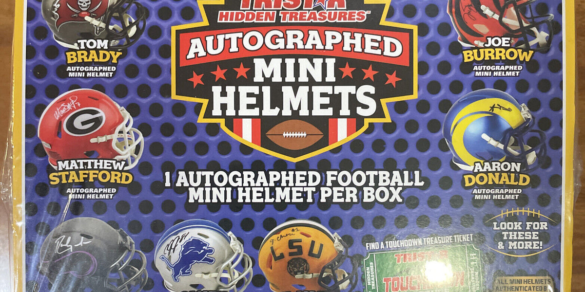 2021 TriStar Hidden Treasures Autographed Mini Helmets Football