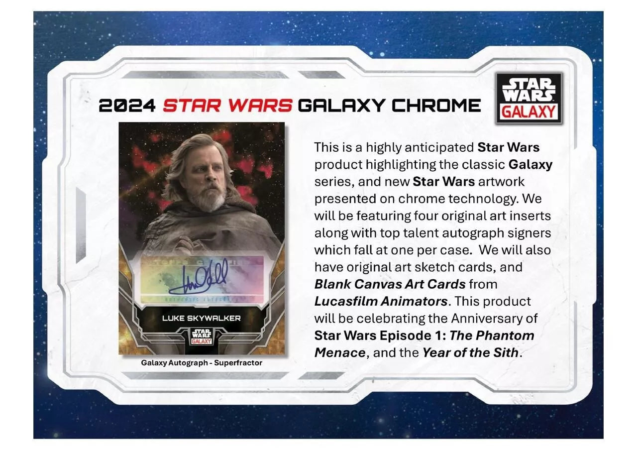 2024 Topps Star Wars Galaxy Hobby Box