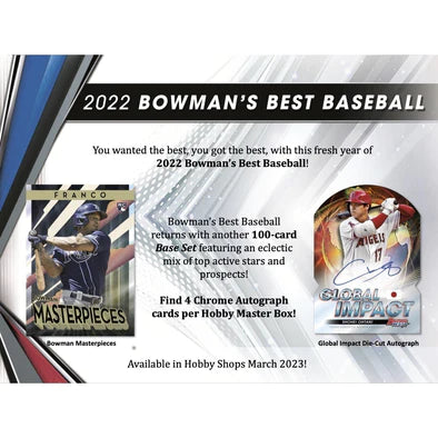 2022 Bowman Chrome Hobby Jumbo Box