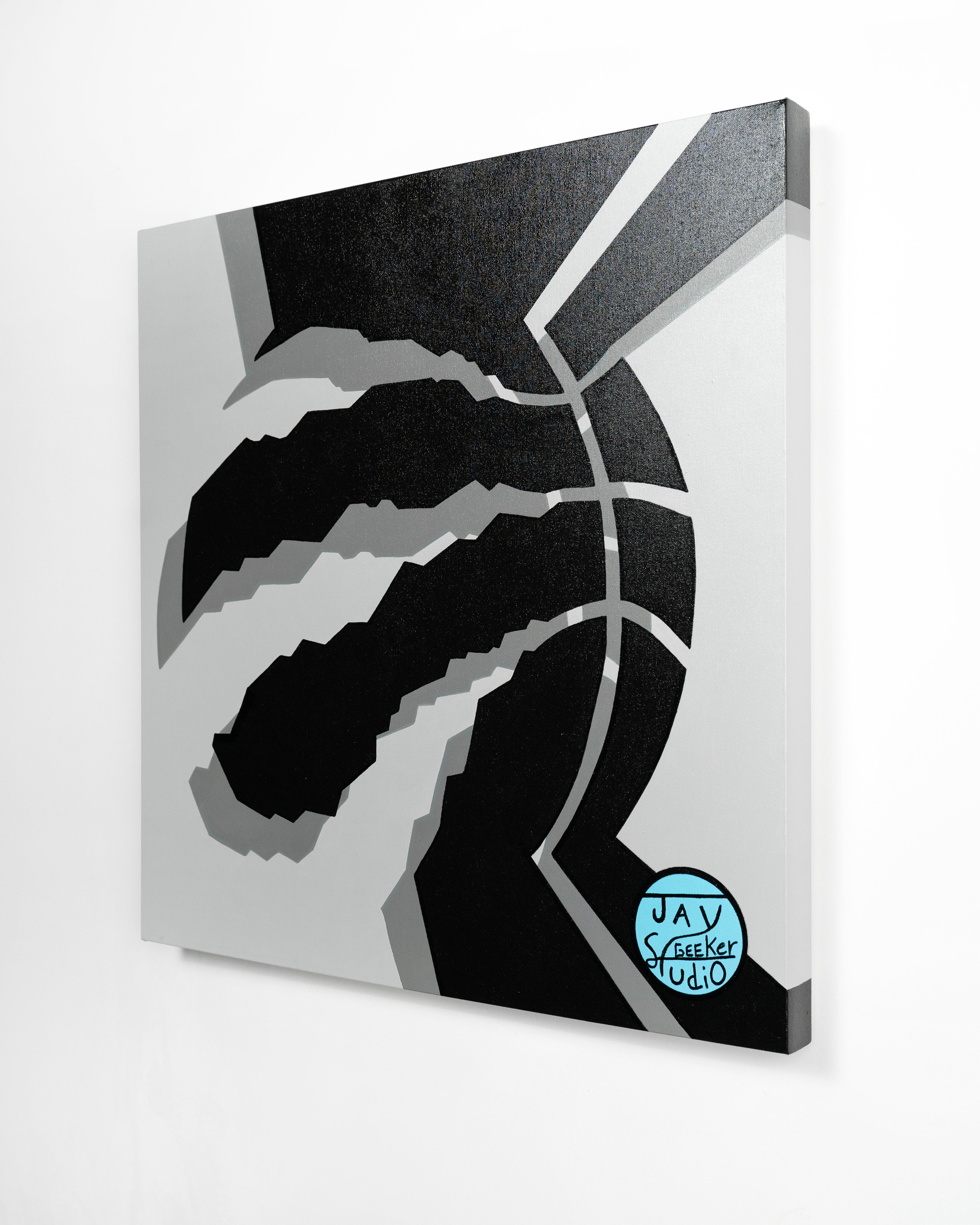 Jay Geeker Sport Logo Collection 24 X 24 Toronto Raptors Gray 2