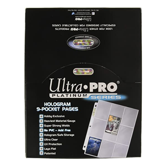 ULTRA PRO 9 Pocket Binder Sheets - 100 Count Package — Mintink
